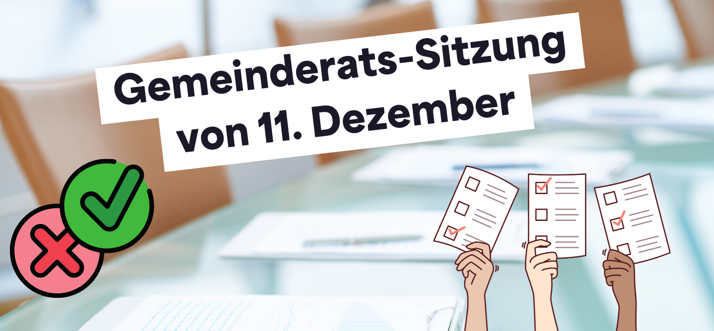 Gemeinderatssitzung vom 11.12.2024