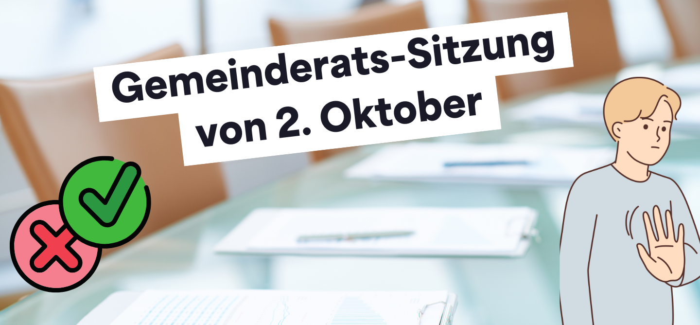 Gemeinderatssitzung vom 02.10.2024