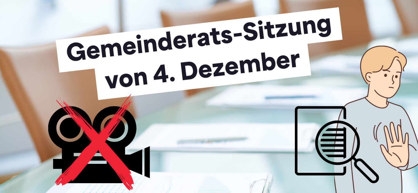 Gemeinderatssitzung vom 04.12.2024